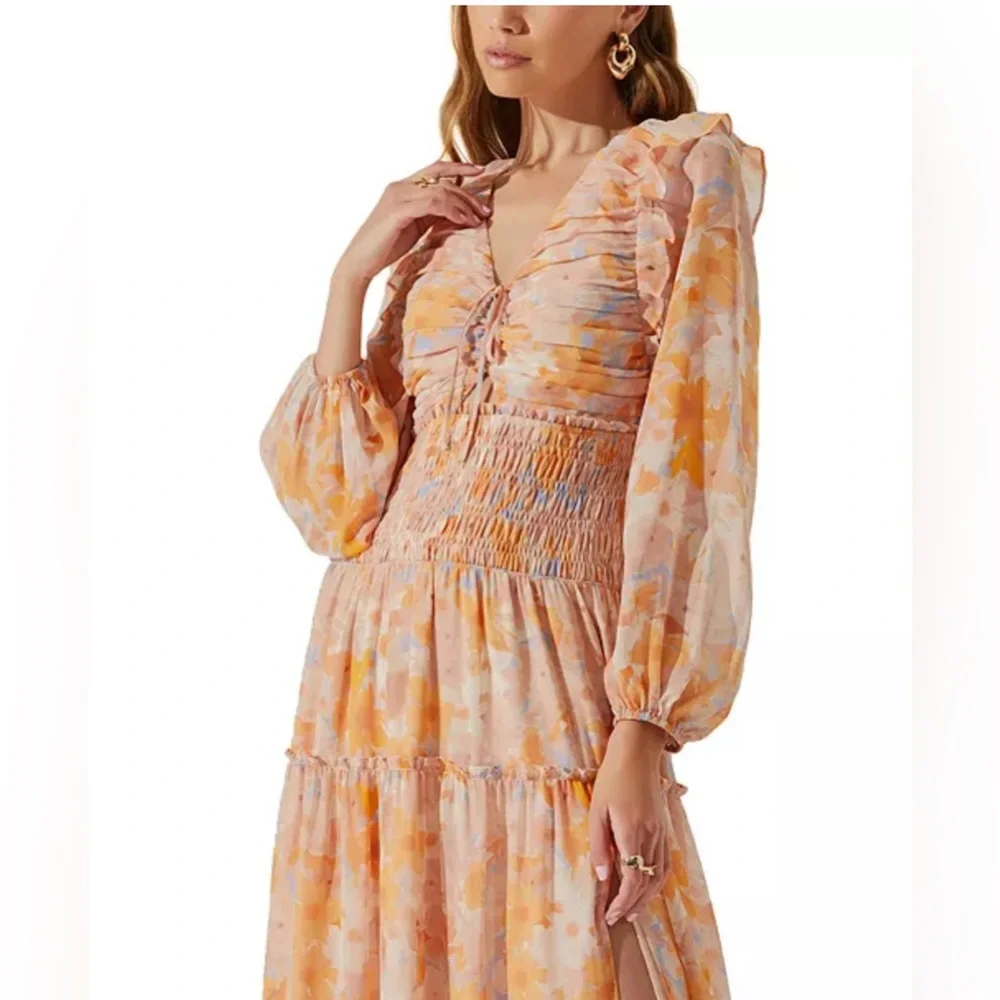ASTR The Label Eloraina Ruffled Maxi Dress - Picture 3 of 10